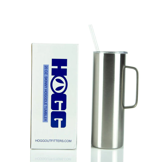20oz. STRAIGHT HOGGDLE SKINNY TUMBLER W/ SLIDING LID & STRAW - CUSTOM CREATION