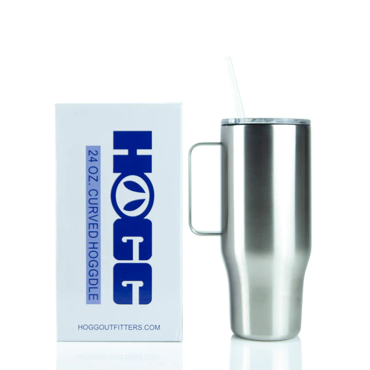 24oz. CURVED HOGGDLE TUMBLER W/ STRAW-CUSTOM CREATION