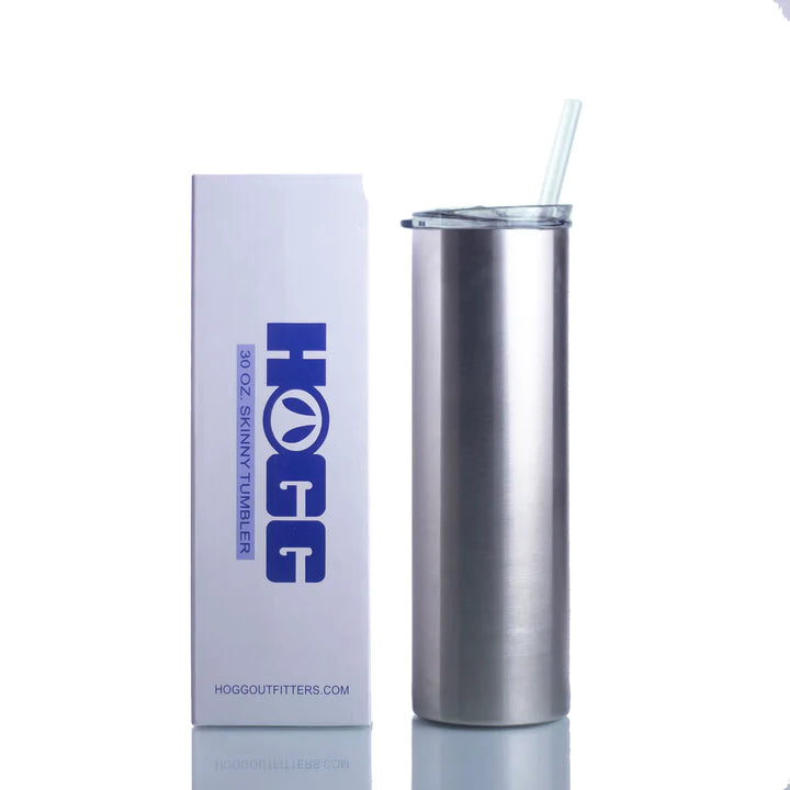 30oz. STRAIGHT SKINNY TUMBLER W/ SLIDING LID & STRAW - CUSTOM CREATION